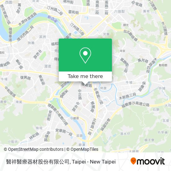 醫祥醫療器材股份有限公司 map
