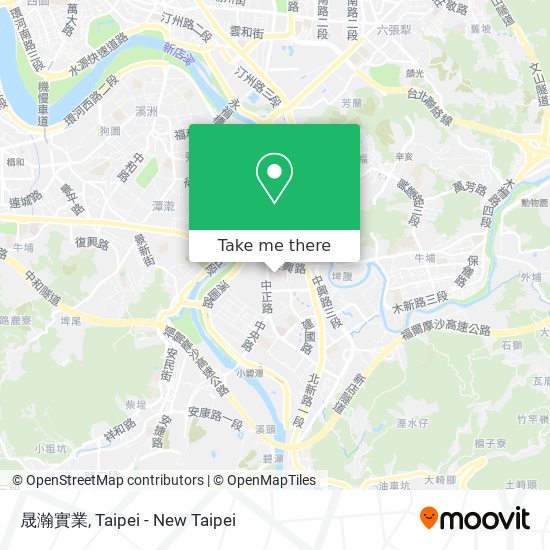 晟瀚實業地圖