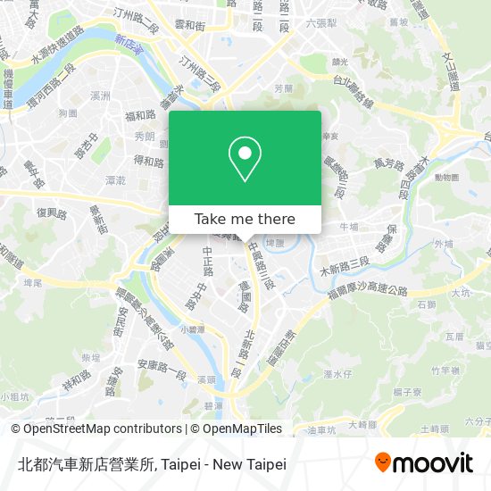 北都汽車新店營業所 map
