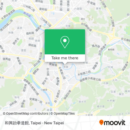 和興跆拳道館 map