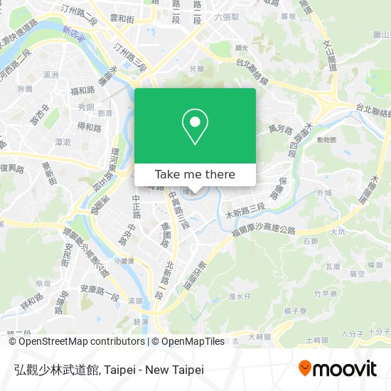 弘觀少林武道館 map