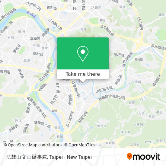 法鼓山文山辦事處 map