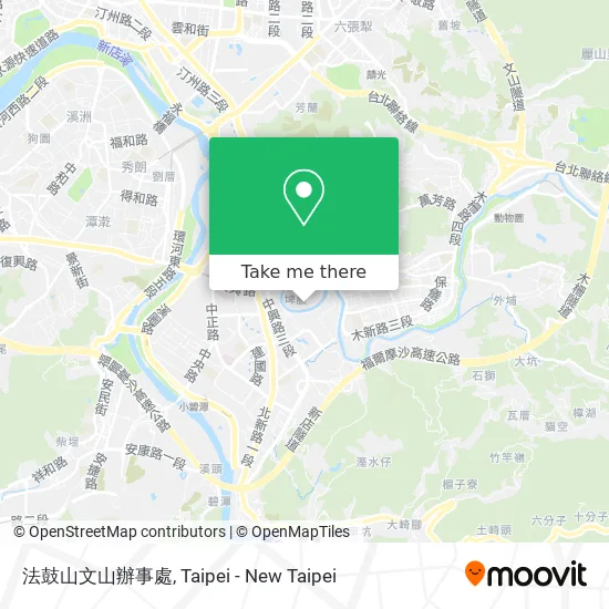 法鼓山文山辦事處 map