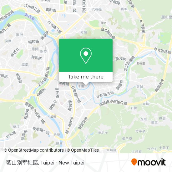 藍山別墅社區 map