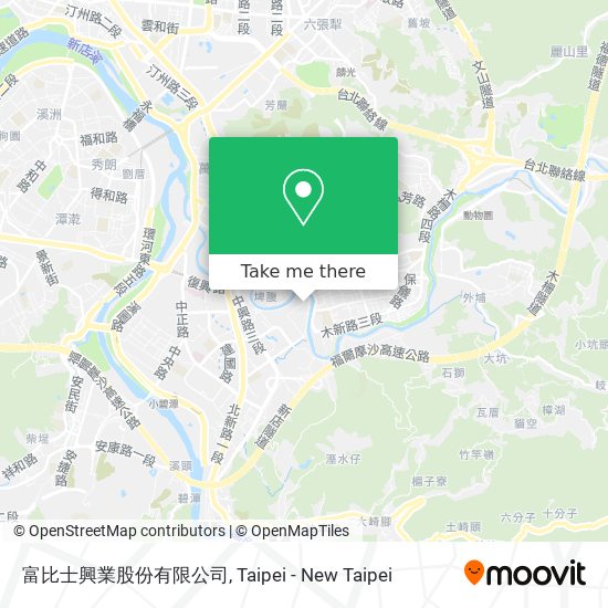 富比士興業股份有限公司地圖