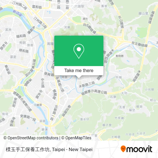 樸玉手工保養工作坊地圖