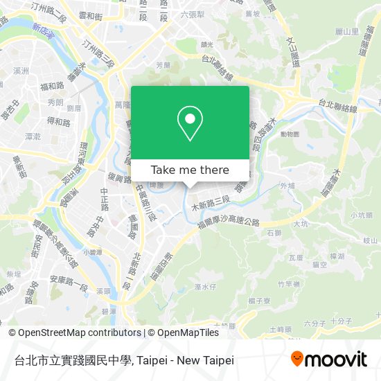 台北市立實踐國民中學 map