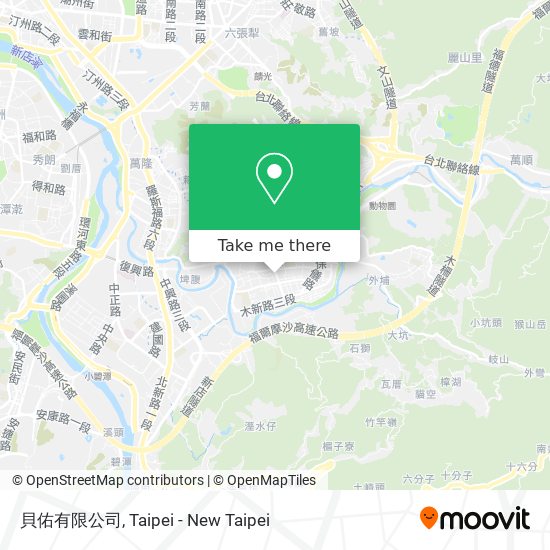 貝佑有限公司 map