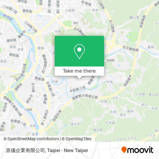 原儀企業有限公司地圖