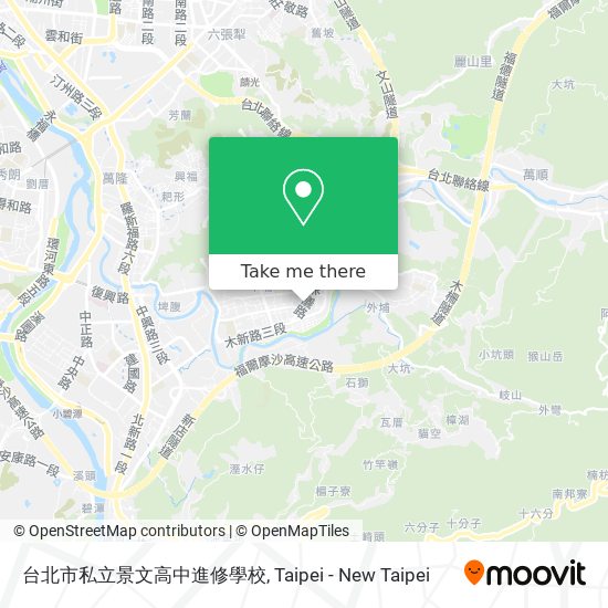 台北市私立景文高中進修學校 map