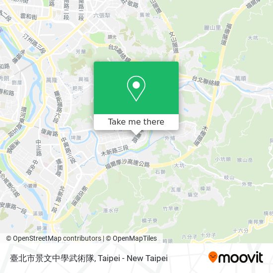 臺北市景文中學武術隊 map