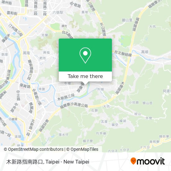 木新路指南路口 map