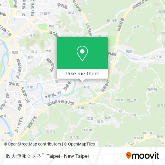 政大游泳ㄍㄨㄢˇ map