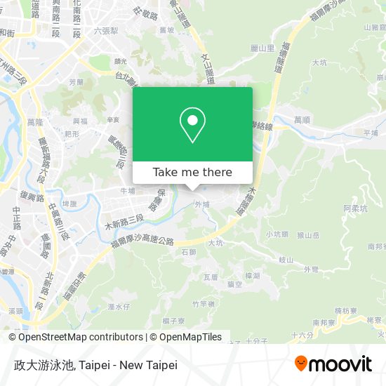 政大游泳池地圖
