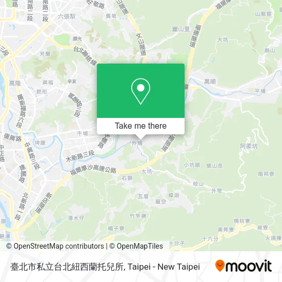 臺北市私立台北紐西蘭托兒所地圖