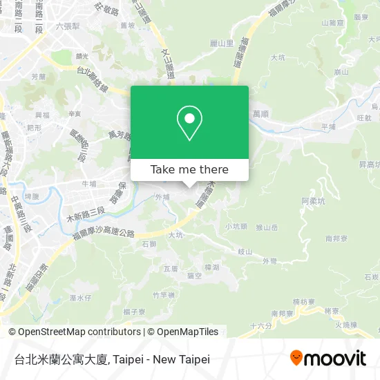 台北米蘭公寓大廈地圖