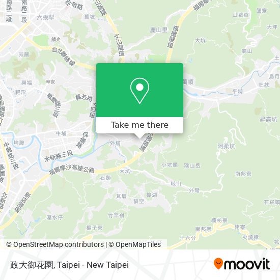 政大御花園地圖