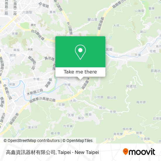 高鑫資訊器材有限公司 map