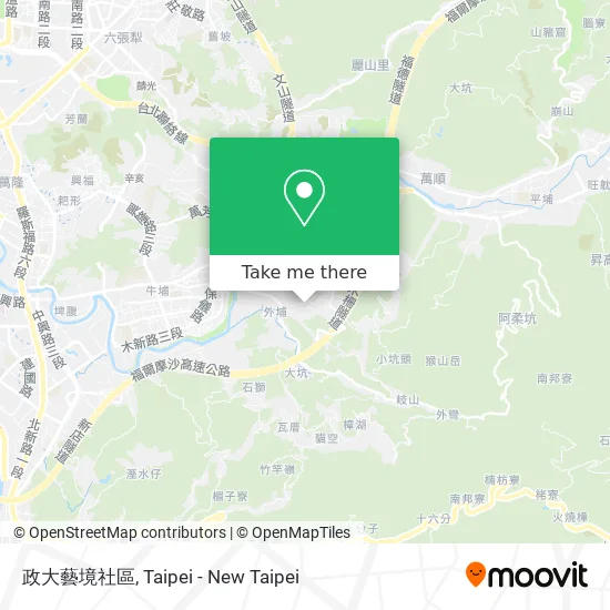 政大藝境社區地圖