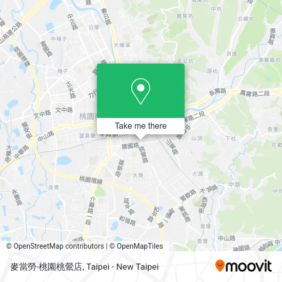 麥當勞-桃園桃鶯店 map
