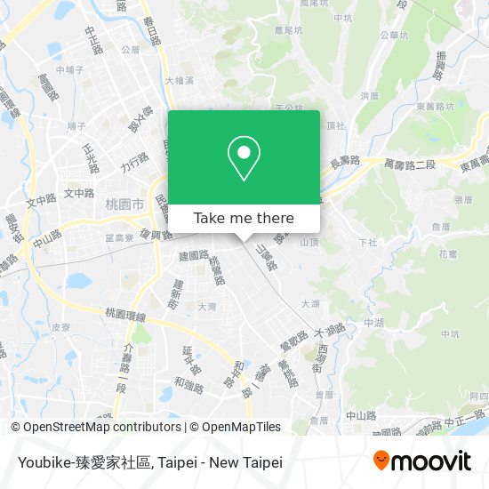 Youbike-臻愛家社區 map