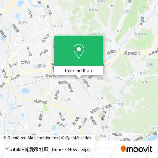 Youbike-臻愛家社區 map