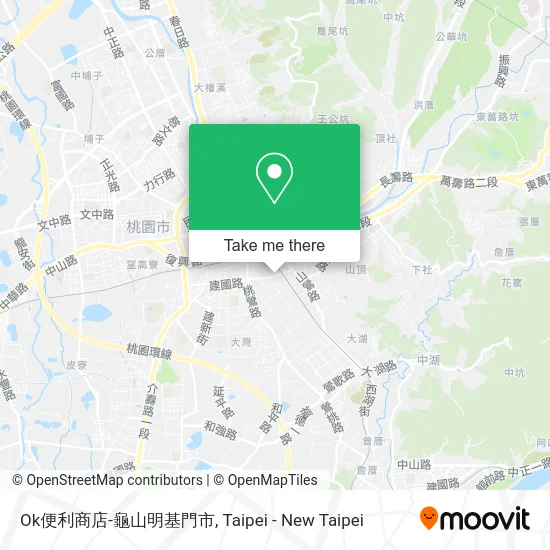Ok便利商店-龜山明基門市 map