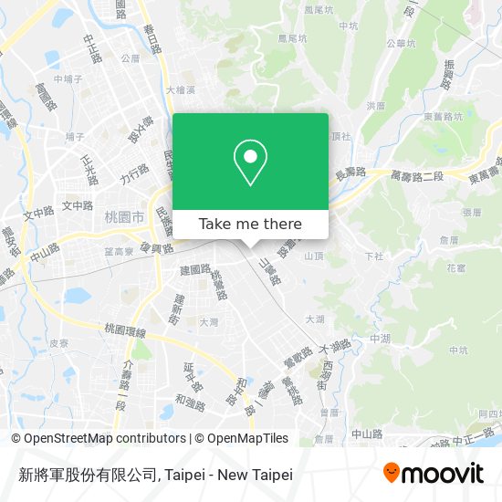 新將軍股份有限公司 map