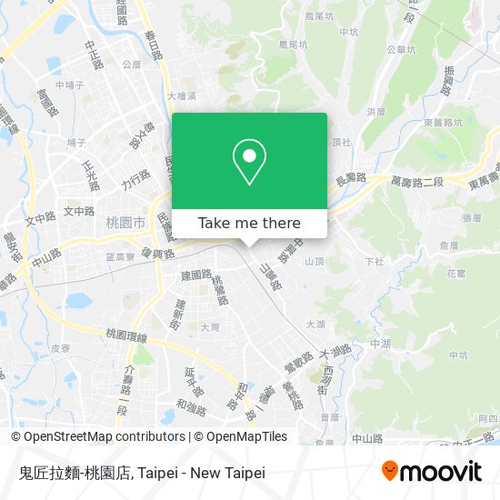 鬼匠拉麵-桃園店 map