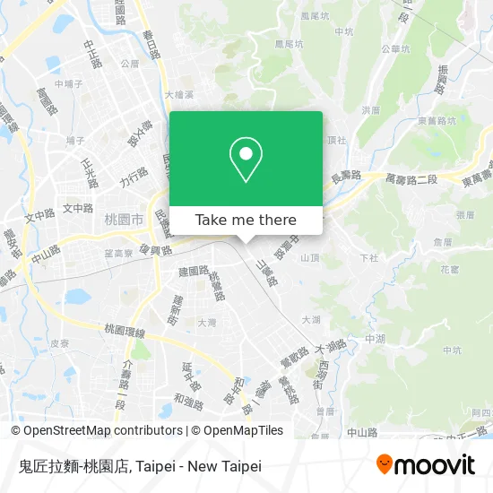 鬼匠拉麵-桃園店地圖