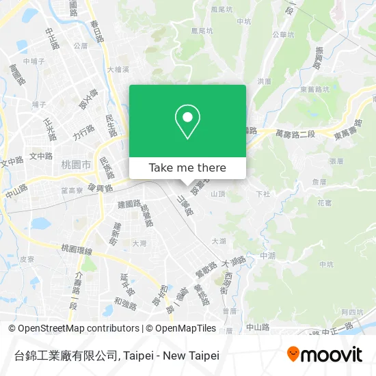 台錦工業廠有限公司地圖