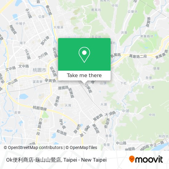 Ok便利商店-龜山山鶯店 map