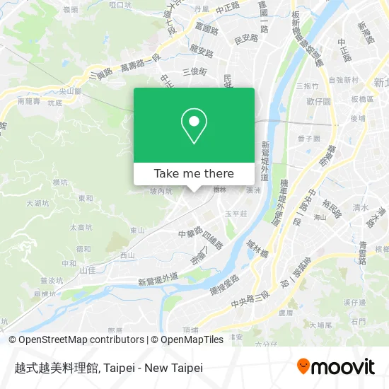 越式越美料理館 map