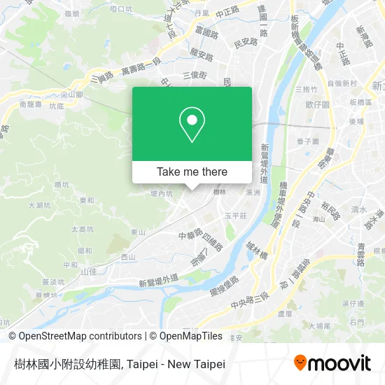 樹林國小附設幼稚園地圖