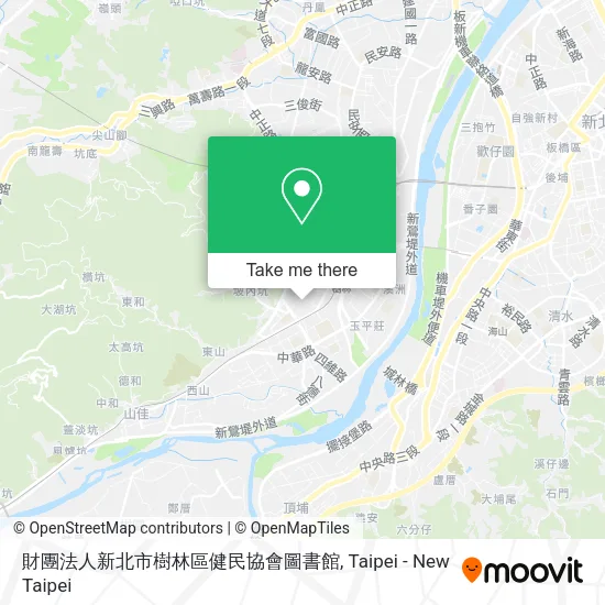 財團法人新北市樹林區健民協會圖書館地圖
