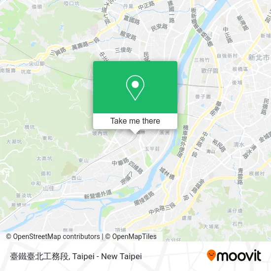 臺鐵臺北工務段地圖