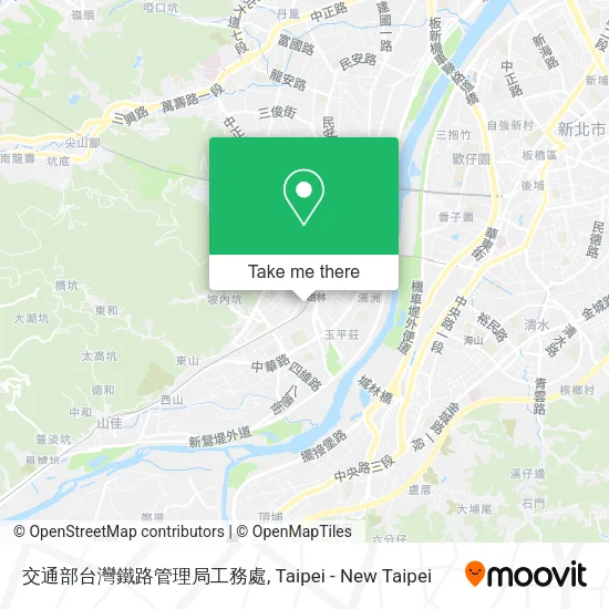 交通部台灣鐵路管理局工務處地圖