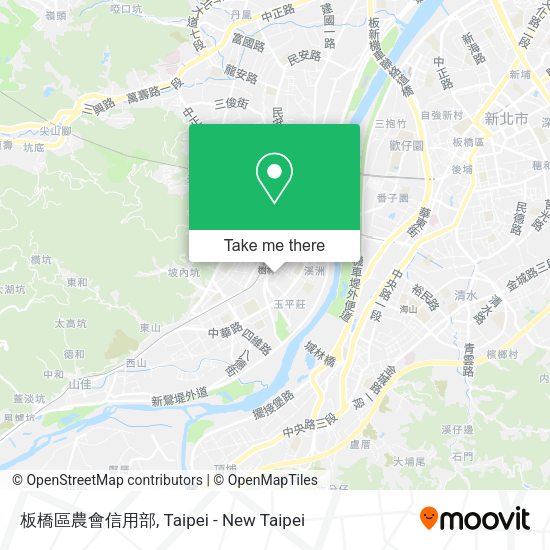板橋區農會信用部地圖