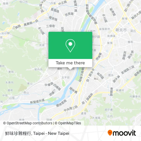 鮮味珍雜糧行地圖