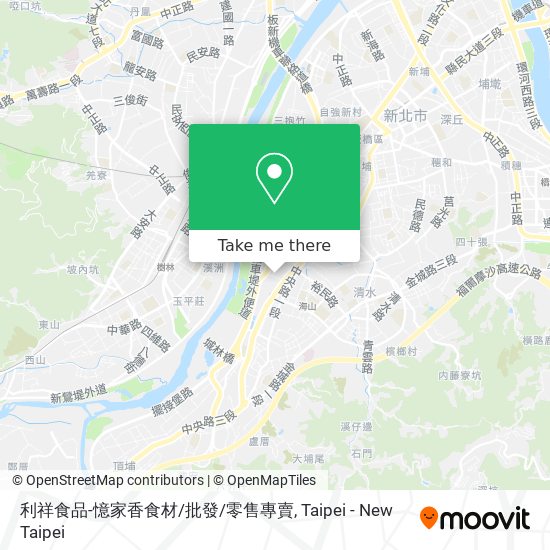 利祥食品-憶家香食材/批發/零售專賣地圖