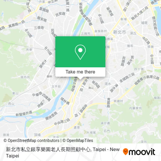新北市私立銀享樂園老人長期照顧中心地圖