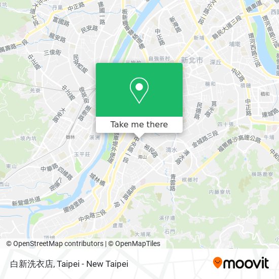 白新洗衣店 map