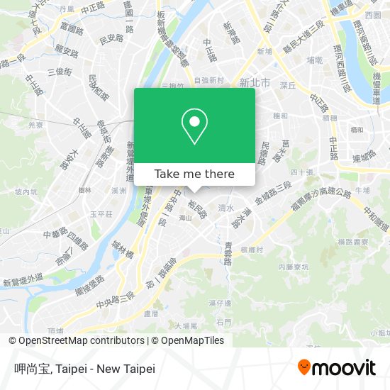 呷尚宝 map