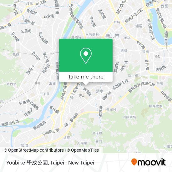 Youbike-學成公園 map