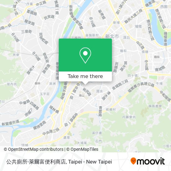 公共廁所-萊爾富便利商店 map