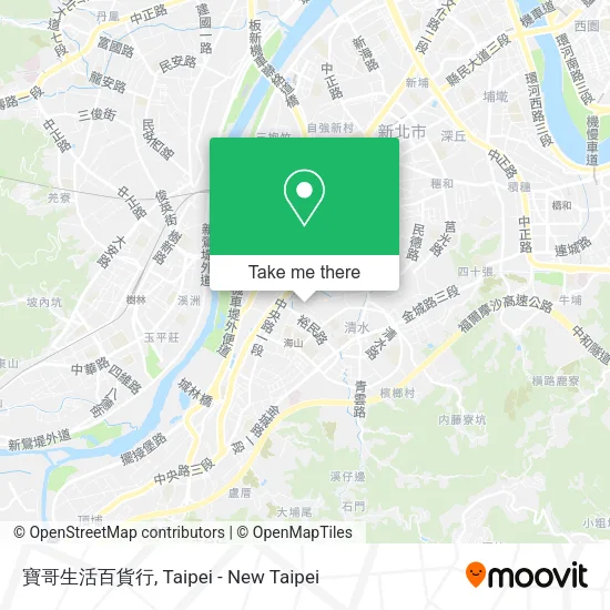 寶哥生活百貨行地圖