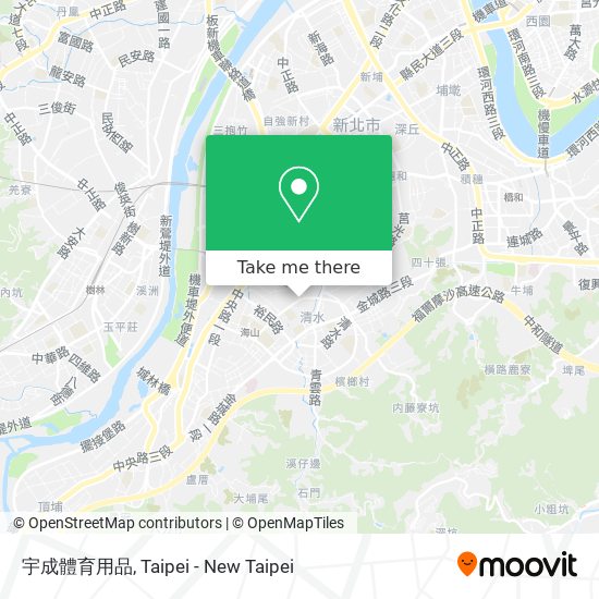 宇成體育用品 map