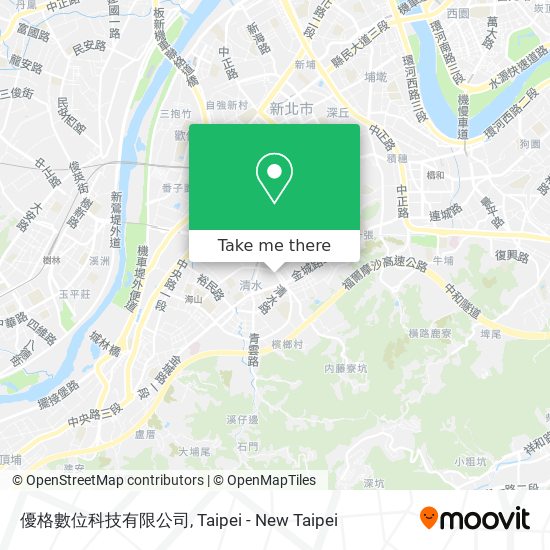 優格數位科技有限公司 map