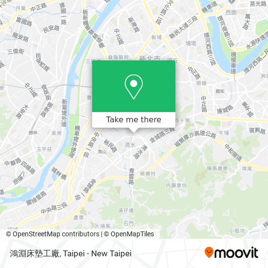 鴻淵床墊工廠 map