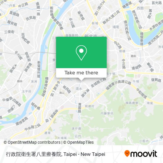 行政院衛生署八里療養院 map